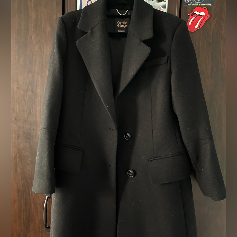 Mango Wool Overcoat